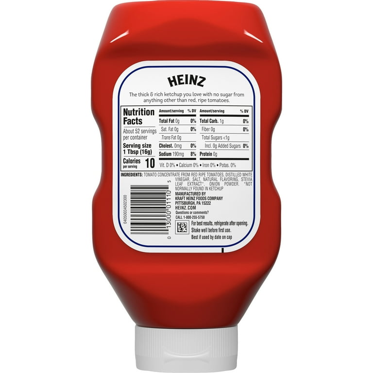 Sugar-Free Ketchup Ingredients – A Complete Guide