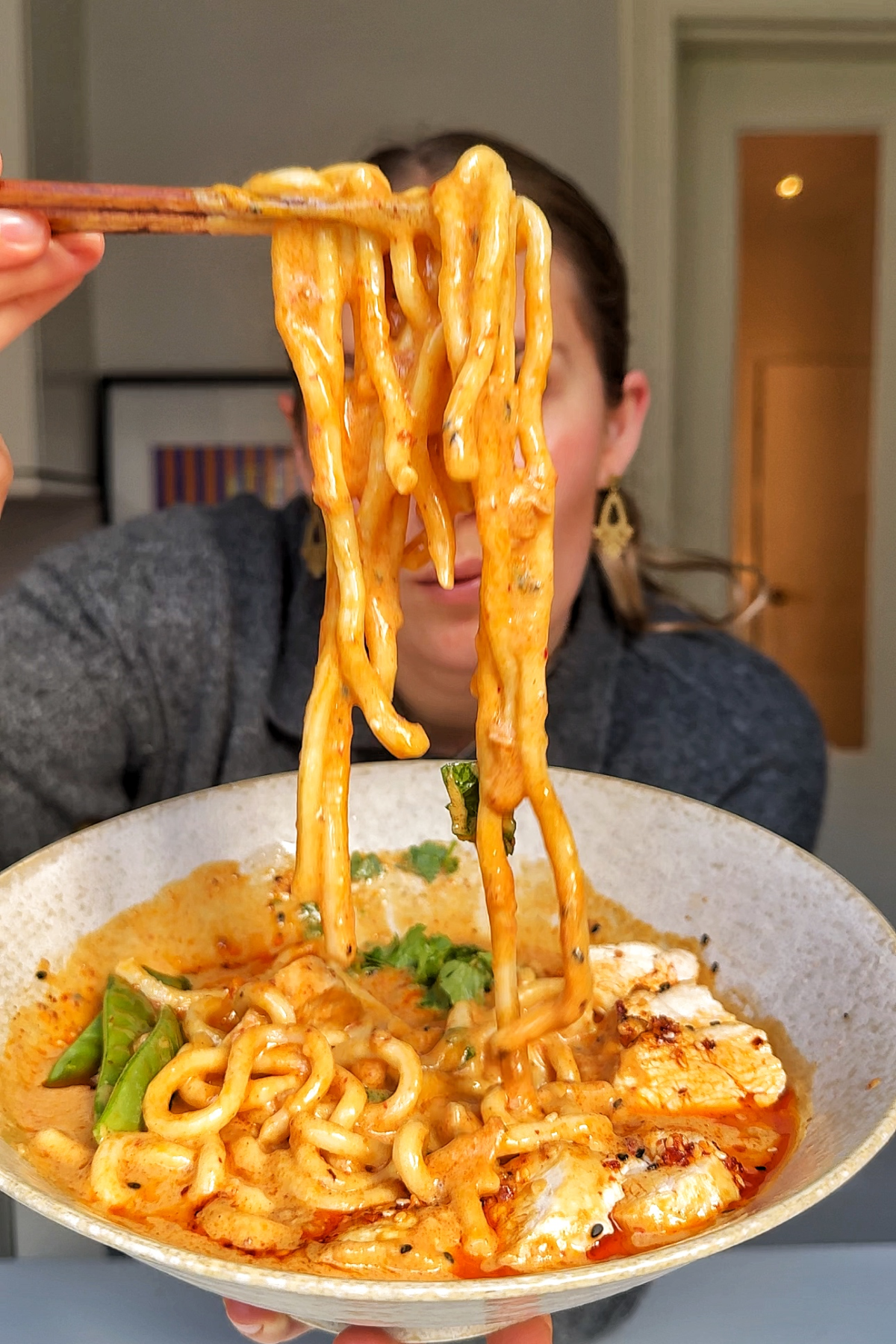 Korean Peanut Butter Noodles – Quick Spicy Recipe