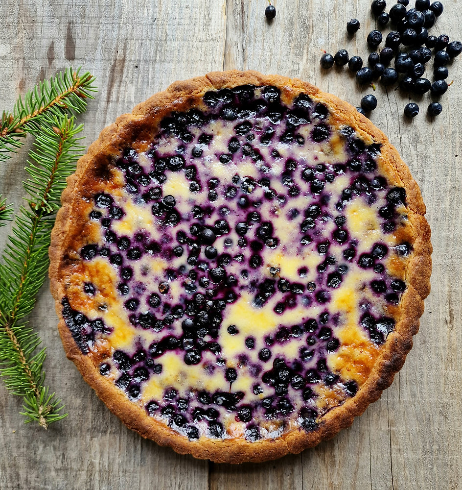 Finnish Blueberry Pie Mustikkapiirakka Recipe – Quick