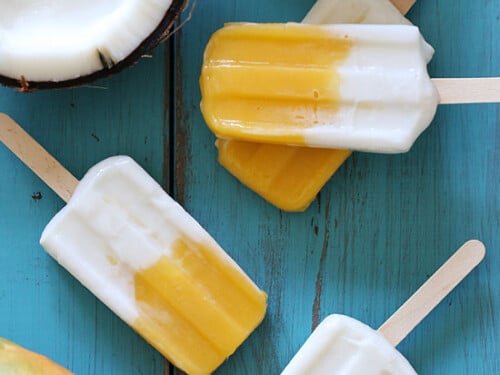 Coconut Mango Pops Recipe