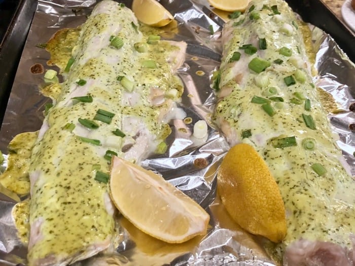Caesar-Roasted Fish Recipe