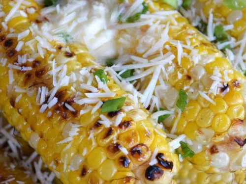 Corn on the Cob with Parmesan Cheese Recipe