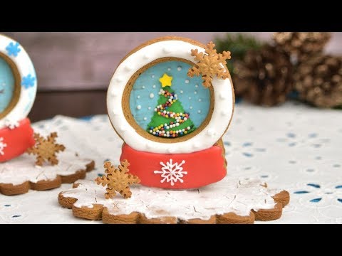 Gingerbread Snow-Globe Cookies Recipe