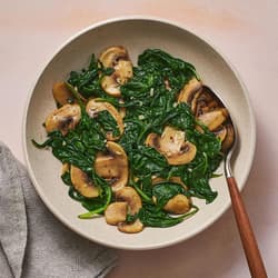 Mushroom and Spinach Korma Recipe