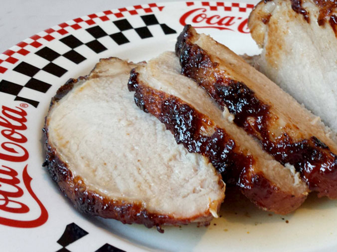 Pork Loin with Coca-Cola BBQ Sauce Recipe