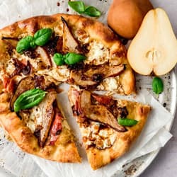 Prosciutto and Pear Grilled Flatbread Recipe