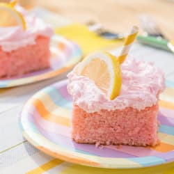 Birthday Cake with Hot Pink Butter Icing Recipe