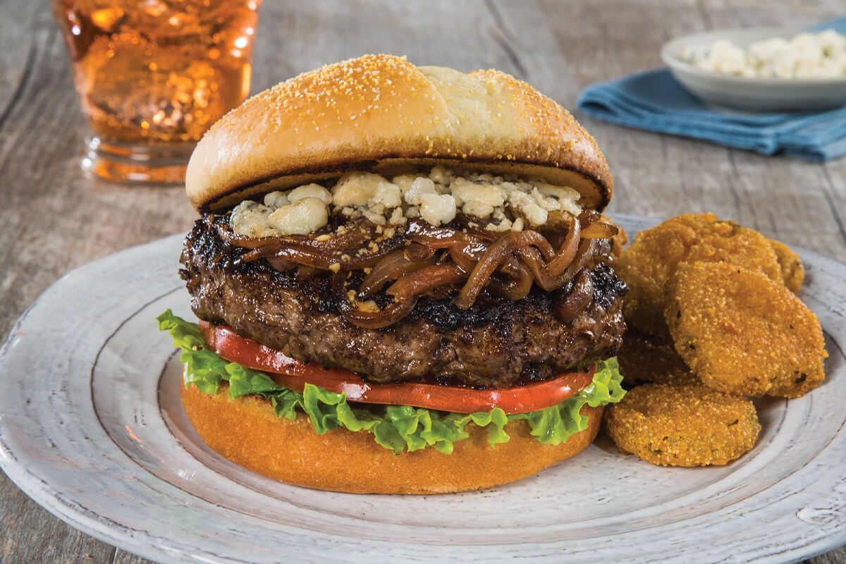 Black and Blue Burger Recipe