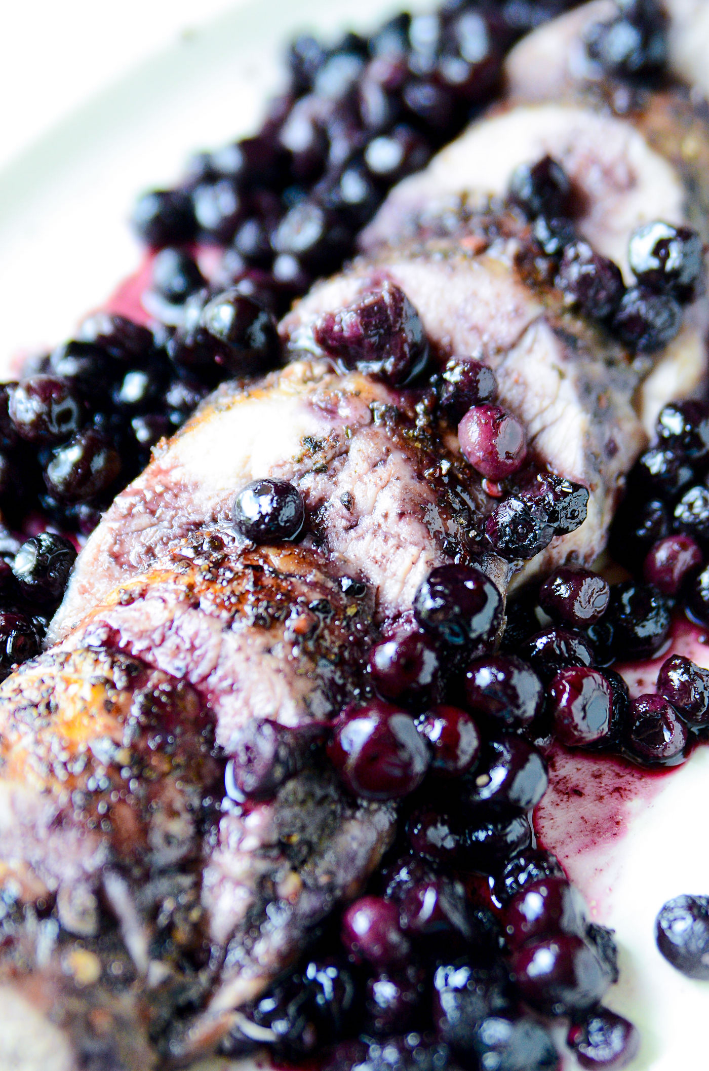 Spicy Blueberry Pork Tenderloin Recipe