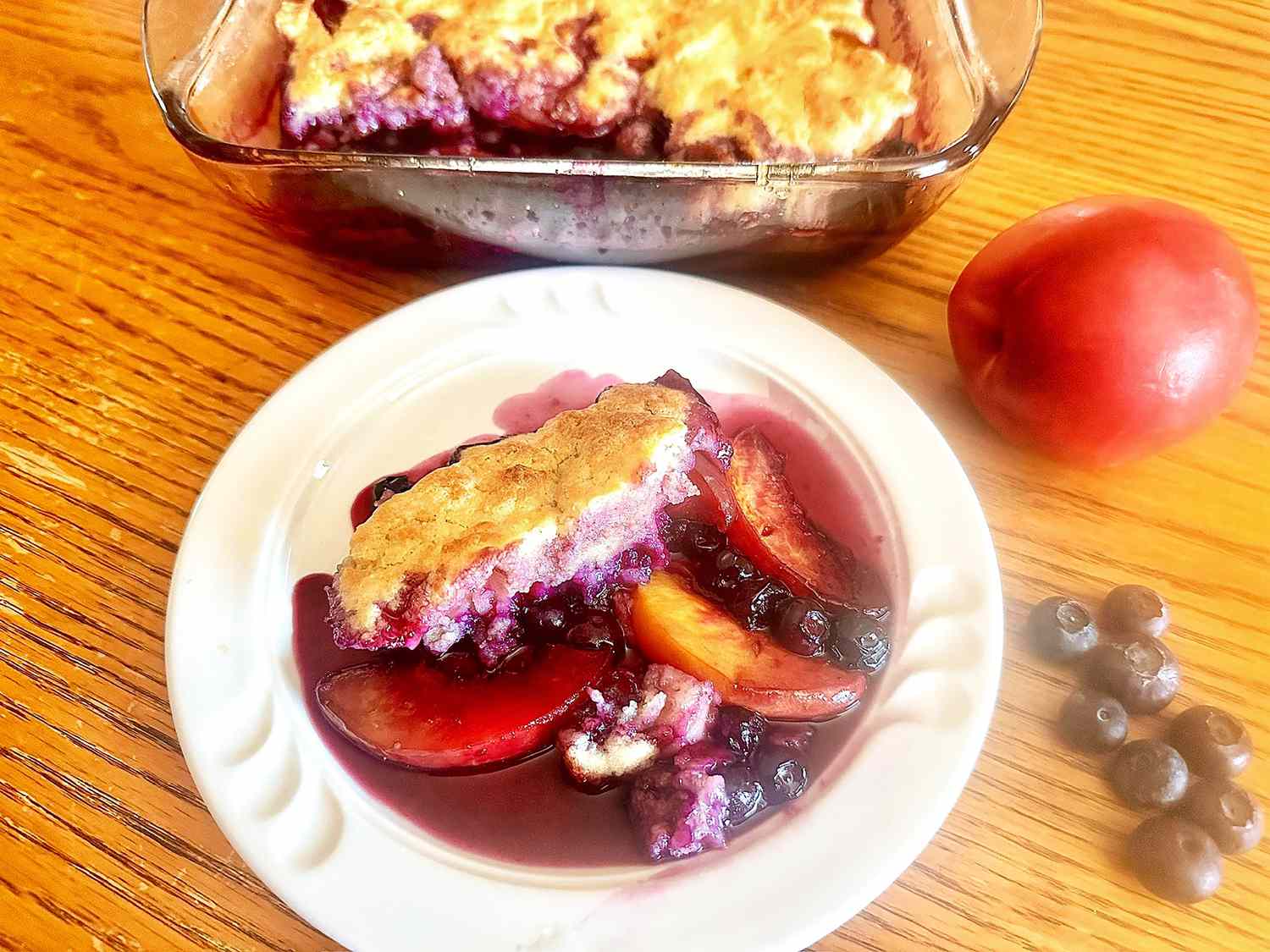 Blueberry and Nectarine Cobbler Recipe