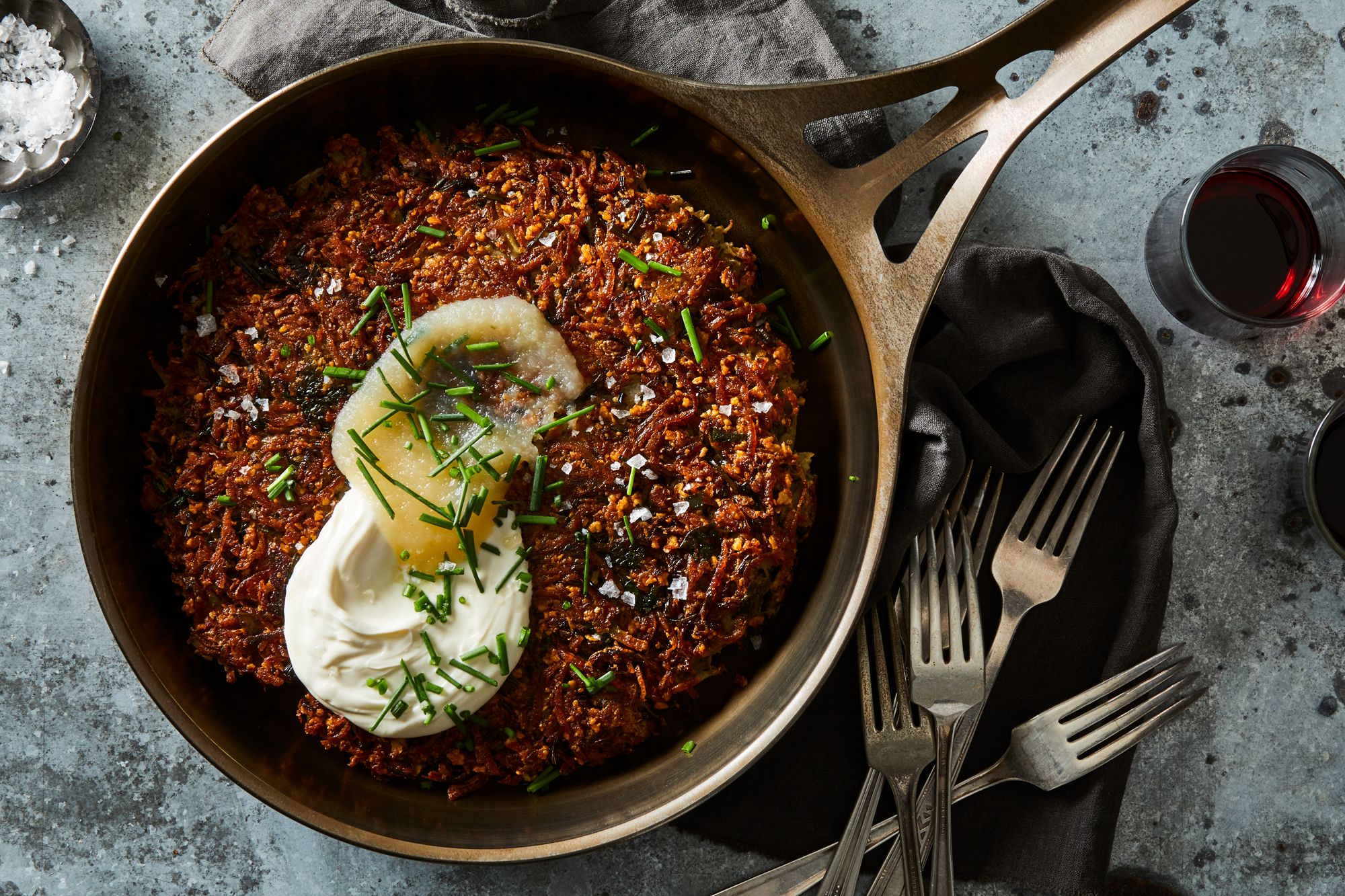 Giant Latke Skillet Recipe