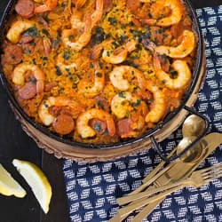 Shrimp and Chorizo in Garlic Sauce Recipe