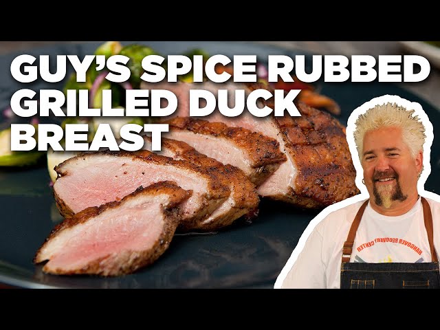 Spice-Rubbed Grilled Duck Breast Recipe