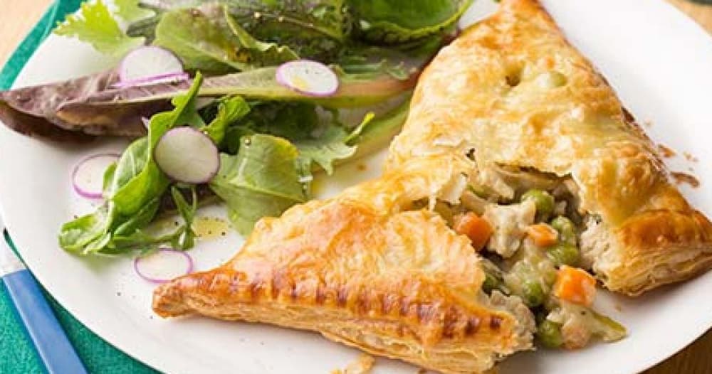 Chicken Pot Pie Turnovers Recipe