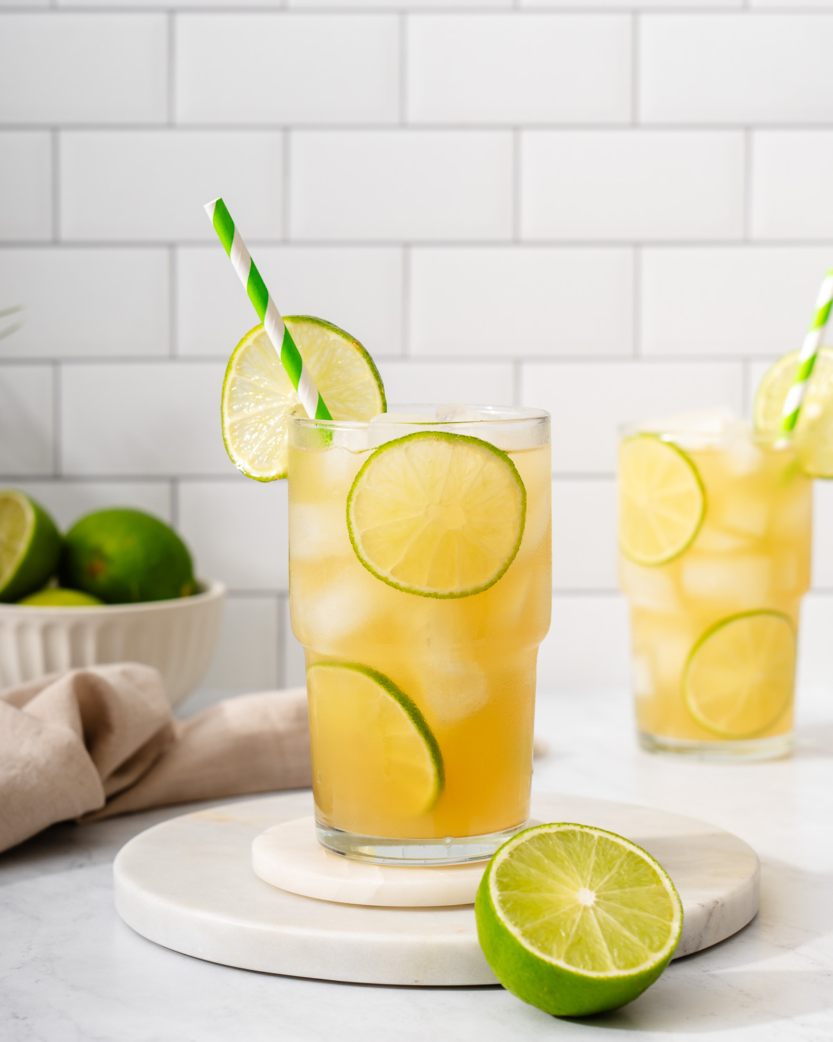 Hot Steeped Lime Green Iced Tea Recipe