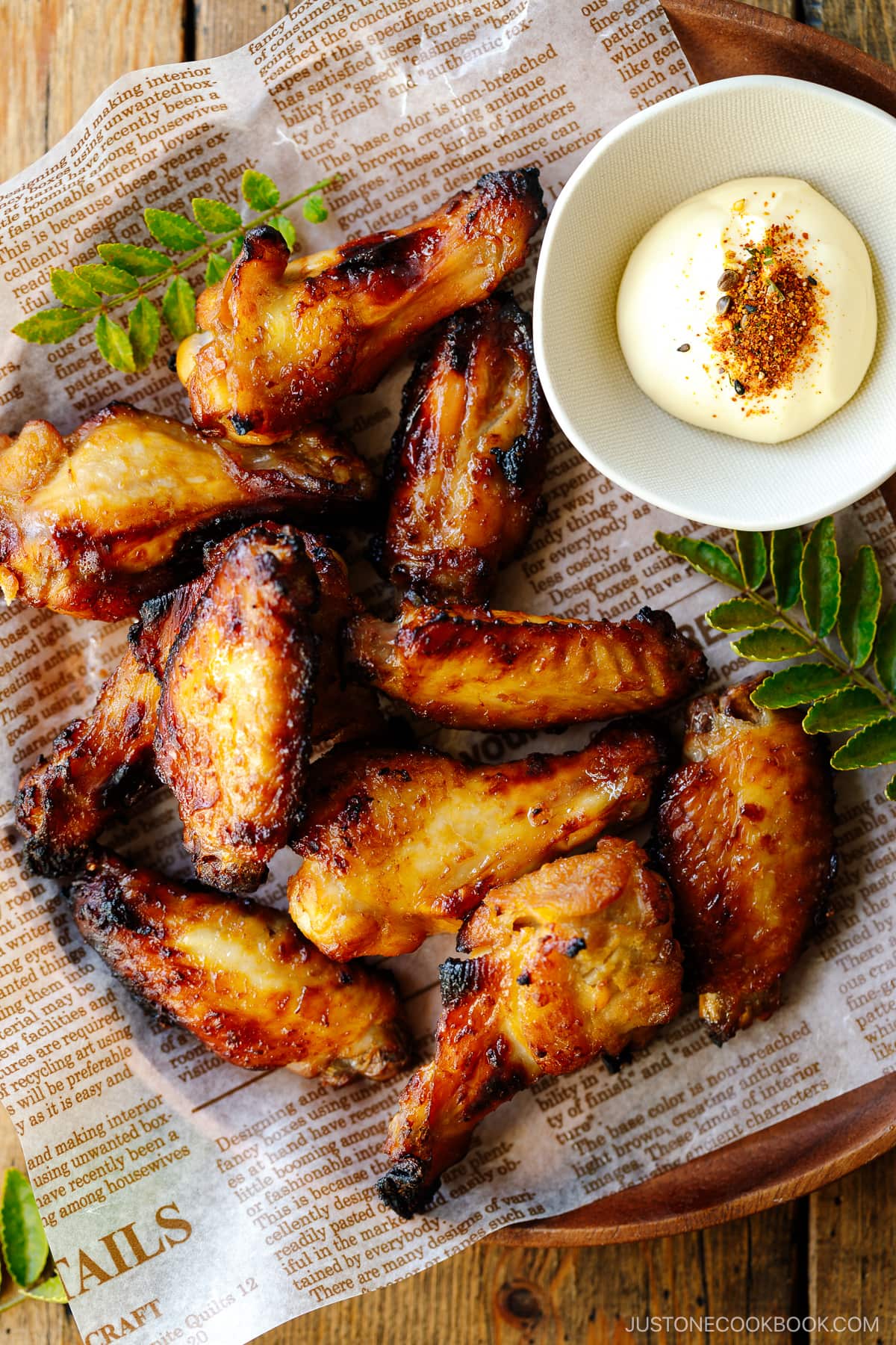 Roasted Miso Chicken Wings Recipe